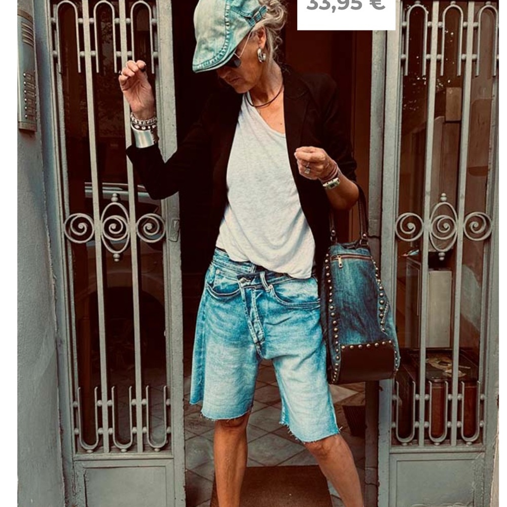 Women's crossover Jean short from WhyNot? Barcelona